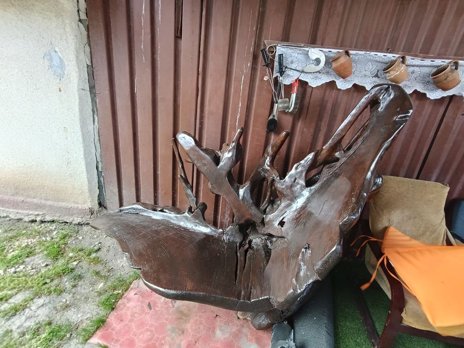 Banca lemn masiv rustica (vintage)