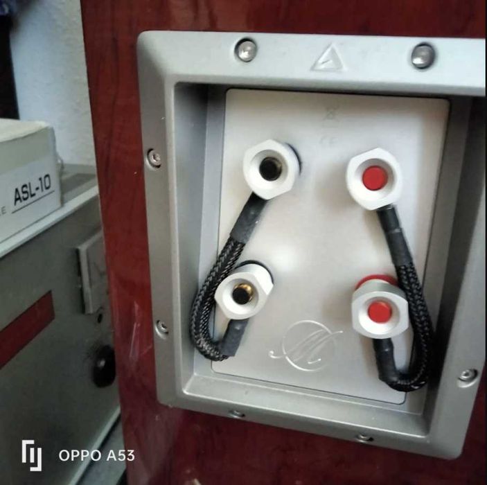 Boxe Triangle Magellan Quatuor SW2 rosewood + 10m cabluri boxe Sibix