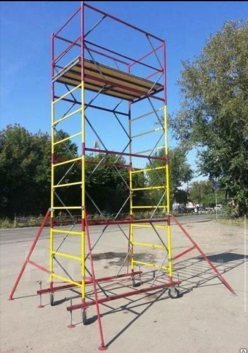 Вышка туры леса лёгкие колесами