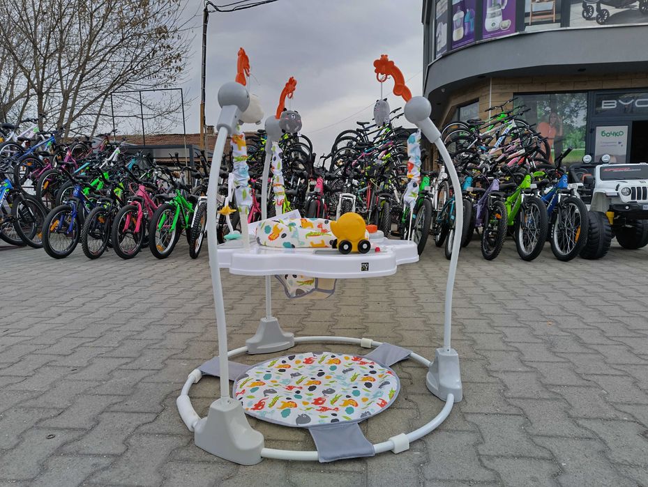 MONI Детско бънджи MAGIC FUN сив