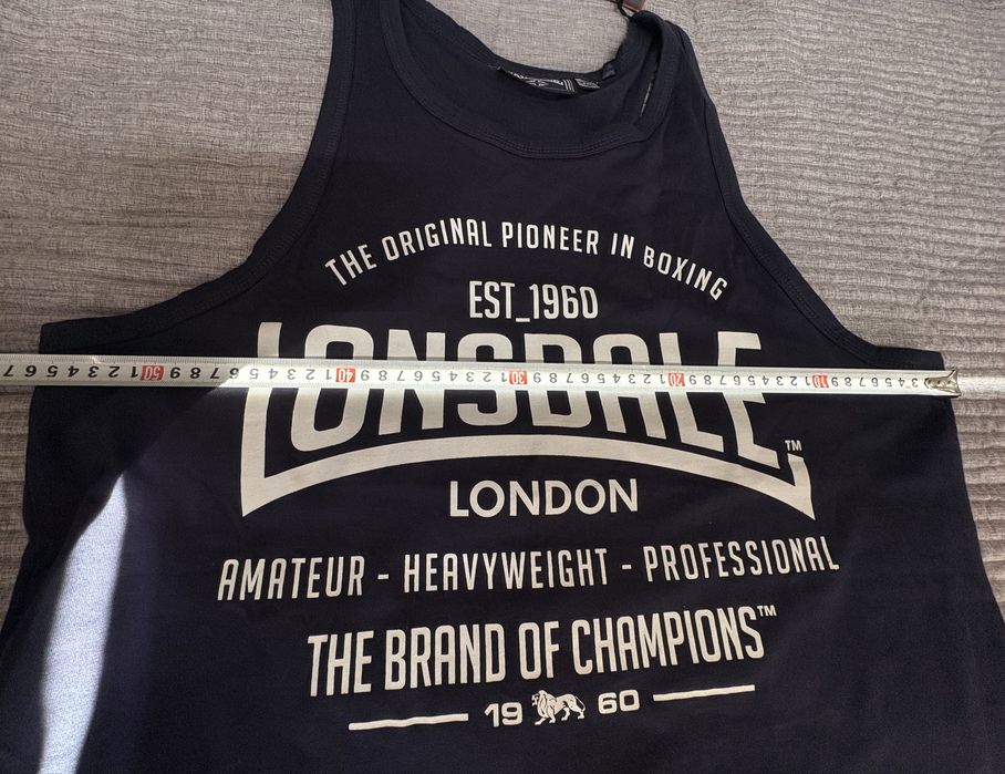 Мъжки потник Lonsdale, боксьорски модел, XXL