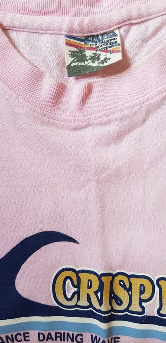 Дамска розова тениска с къс ръкав