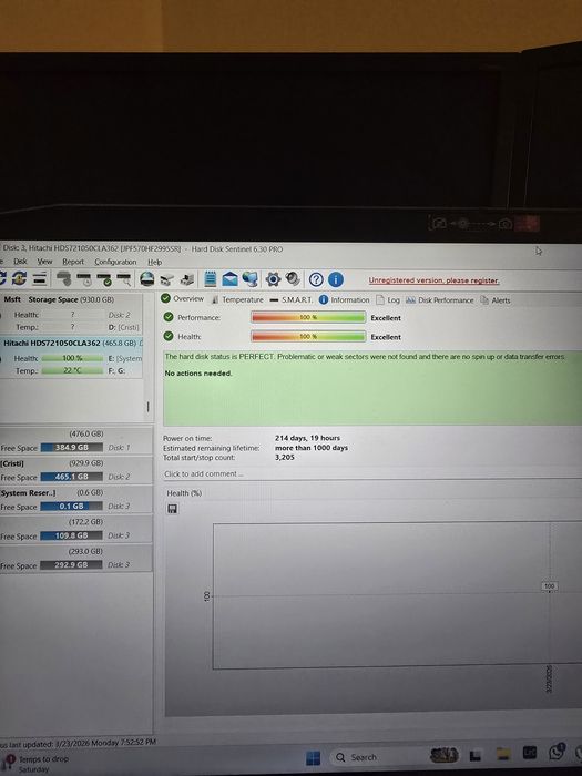 HDD Hitachi de 500gb
