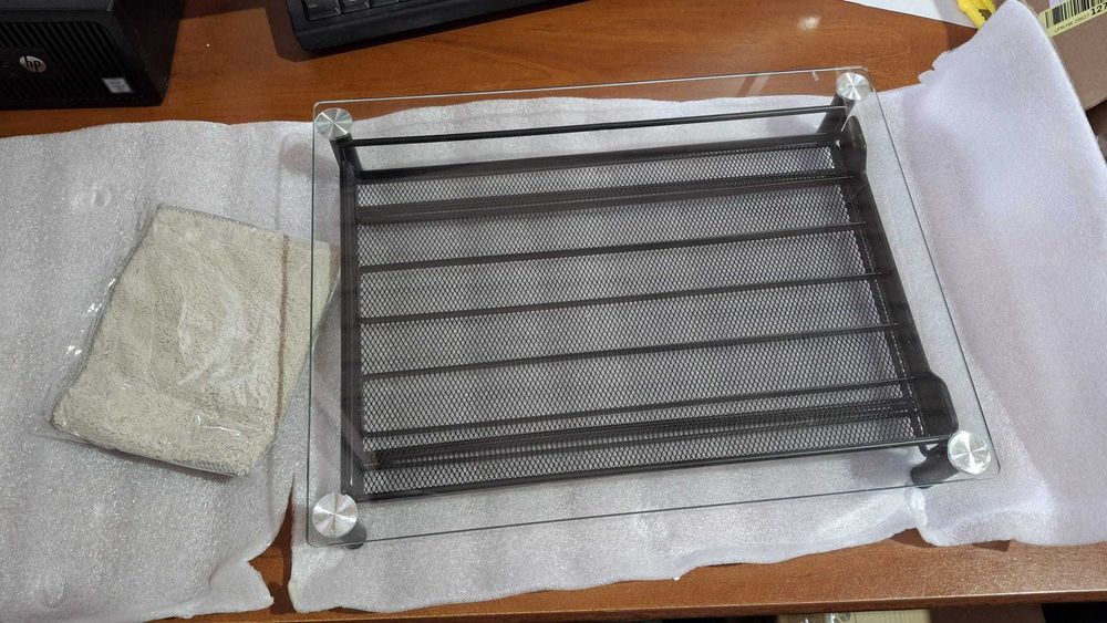 Suport capsule cafea Marco Paul, sertar cu blat din sticla