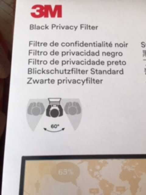 Конфиденциален филтър за монитор 3M PF230W9B