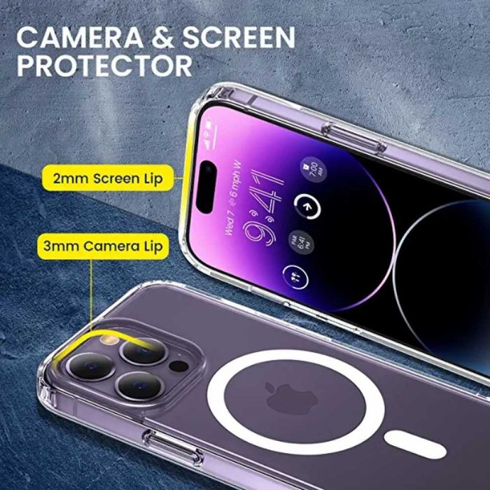 Поликарбонатен гръб MagSafe за iPhone 14, 14 Pro Max, 14 Pro, 14 Plus