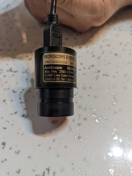 Microscop digital AmScope, camera CMOS 5 MP 40x-1000x