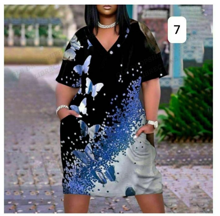 Rochie superba cu print modern