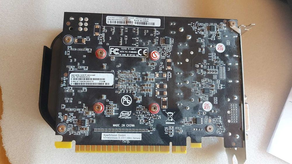 Palit GeForce GTX 1050 StormX DDR5 2GB Here's All The GTX 1050 And