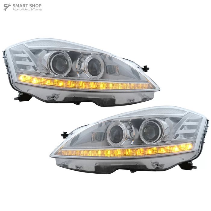Faruri LED Mercedes W221 S-Class (2005-2009) Facelift Look LHD