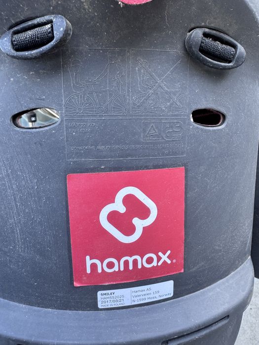 Scaun de copii bicicleta Hamax Smiley