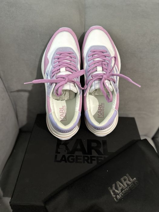 Велурени обувки Karl Lagerfeld LUX FINESSE