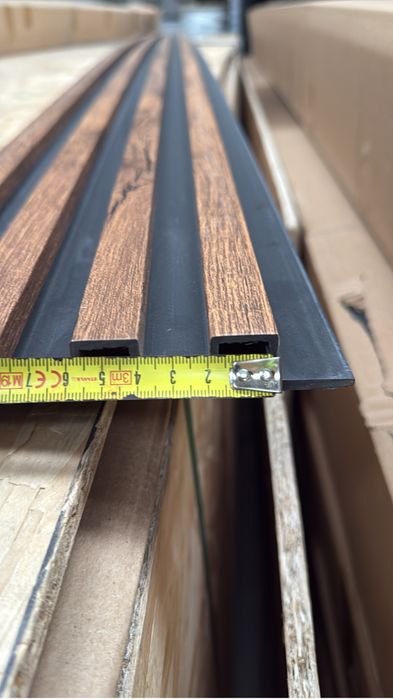 Riflaj decorativ panou riflaje WPC compozit interior sau exterior nou