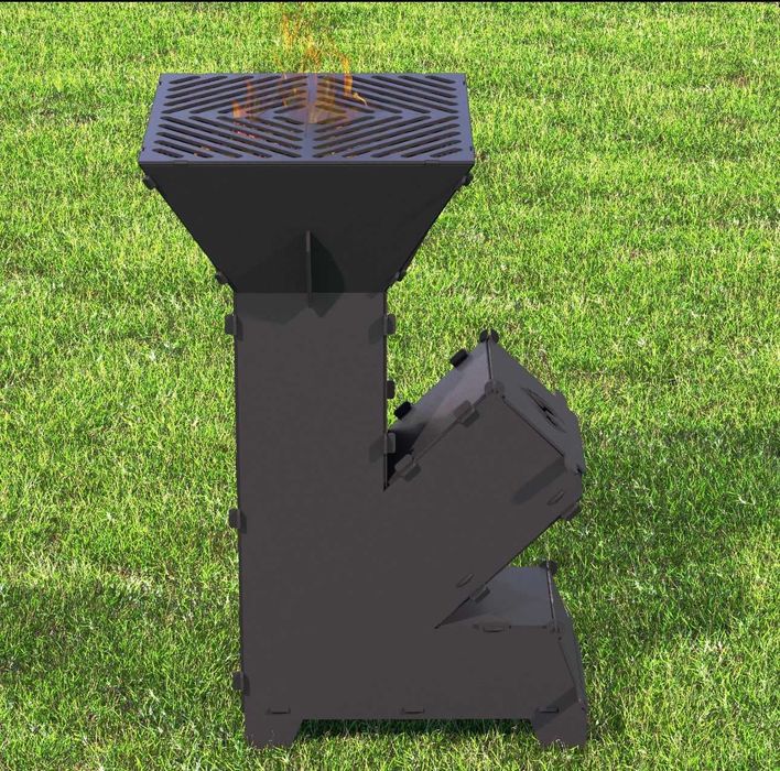 Sobă Rocket Stove 2-în-1!