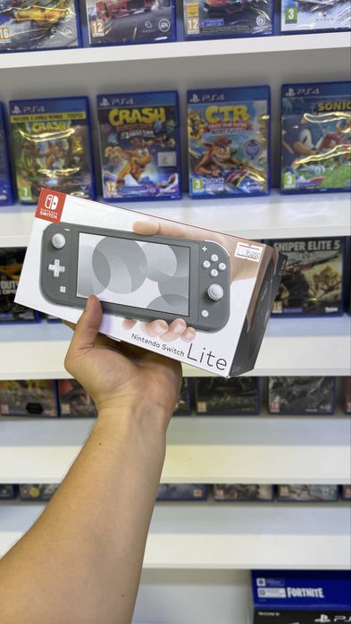 Новая Nintendo Switch Lite Grey + Бесплатная доставка