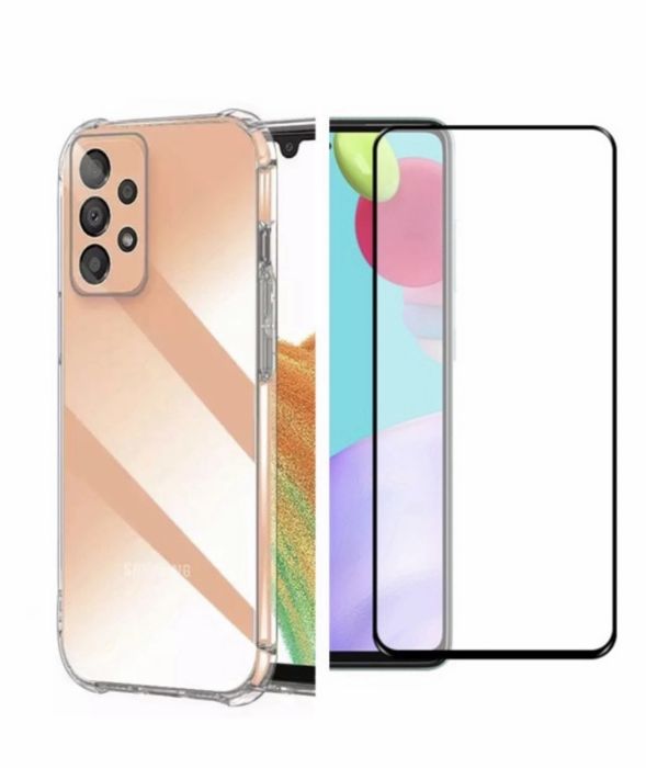 Samsung A33/A53/A54/A55/A25/A15/A05/A57/A56 Husa Bumper Case si Folie Sticla