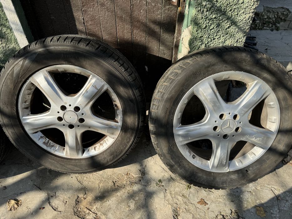 4 бр оригинални джанти  19ки с гуми Mercedes ML W164  5х112 ЕТ60 8J