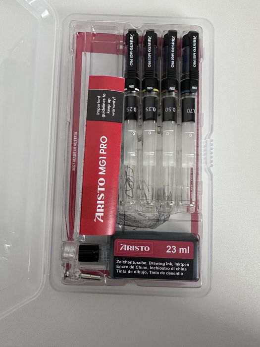 Комплект Рапидотрафи Aristo MG1 Studio Set- C 4 Бр.Рапидографи