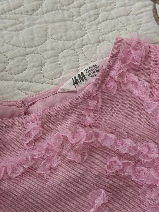 Детска розова рокля H&M
