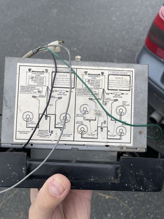 Casetofon auto vintage roadmaster RS1200