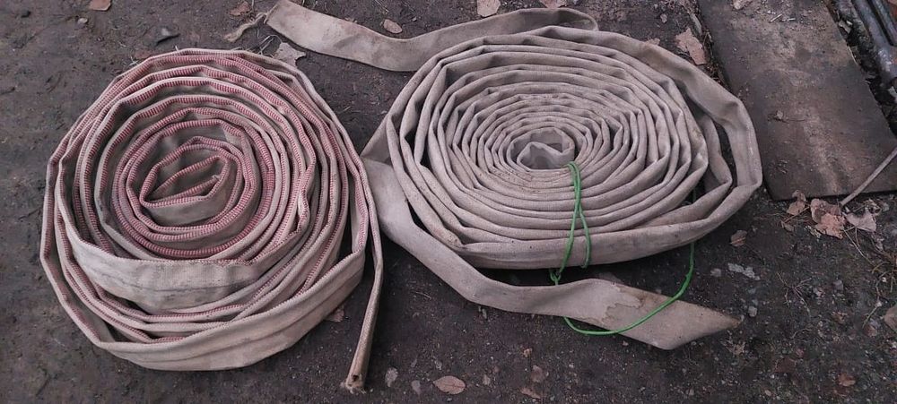 Пожарный шланг рукав СССР