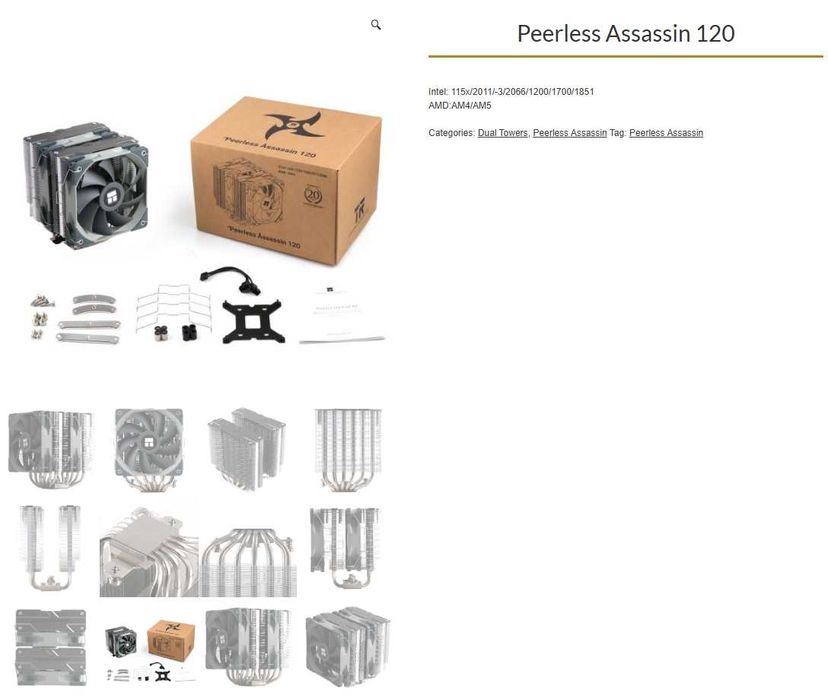 Кулер для процессора THERMALRIGHT Peerless Assassin 120