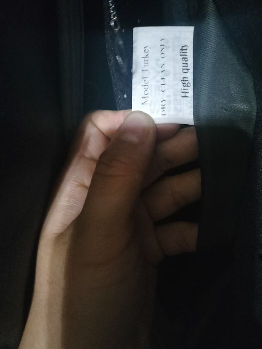 Kostyum shim jaket Turetskiy Holati a'lo Razmeri 54