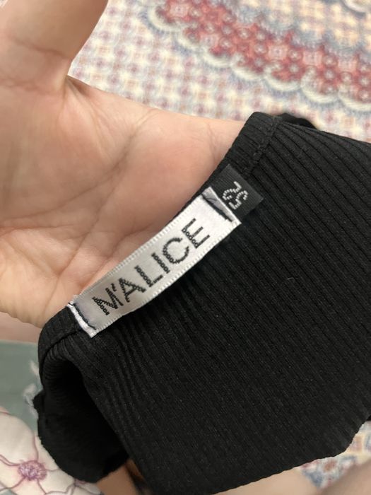 Базовая черное платье