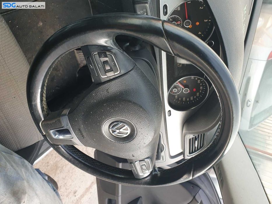 Volan Piele 3 Spite cu Comenzi Fara Airbag Volkswagen Passat CC 2008 - 2012 [C3875]