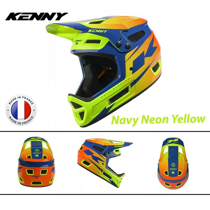 Кросова каска KENNY ELITE 2025 Full Face, EN Сертифицирана, ФРАНЦИЯ