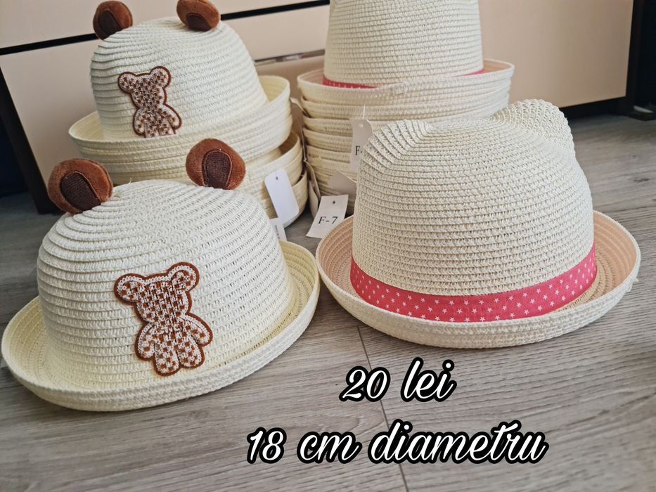 Palarii de soare 18 cm diametru 2-6 ani