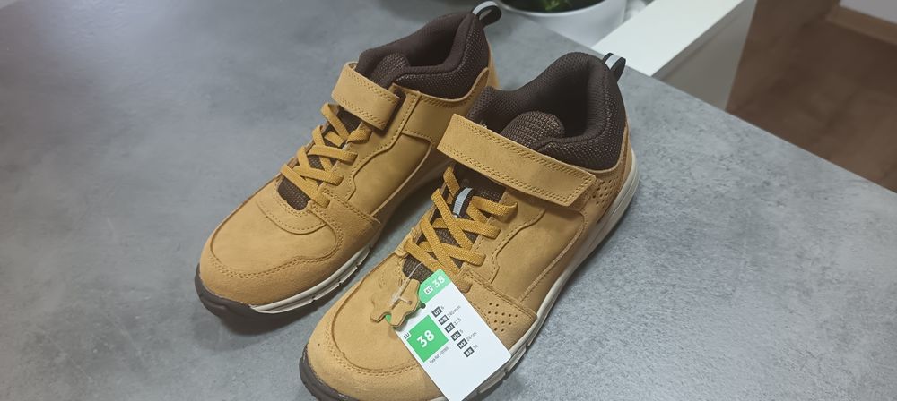 Încălțăminte sport copii, din piele, Decathlon, mărimea 38, Noi