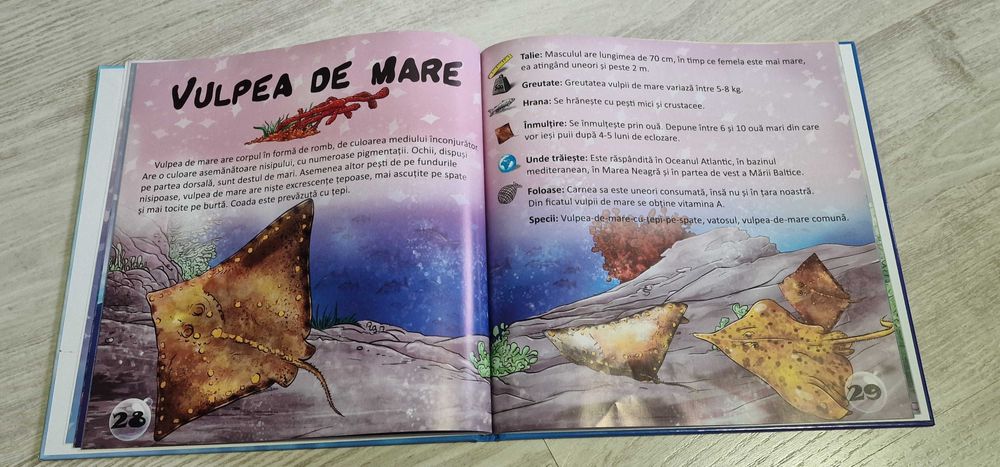 Carte copii – Prima mea enciclopedie: Animale marine