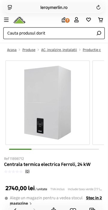 Centrală termică elecrică Ferroli