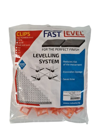 Подложка клипс за изравняване и нивелиране на плочки - 3.0 мм.
