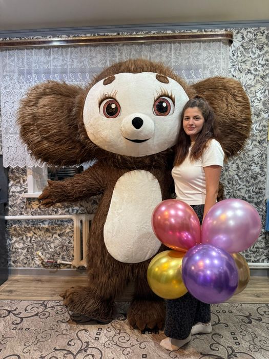 Поздравление от мишки, гориллы,чебурашки