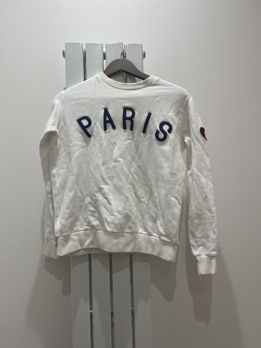 Кофта pull&bear paris с сердце на плече