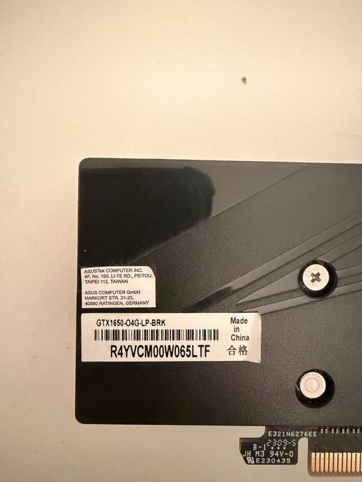 Nvidia ASUS GTX 1650 4GB
