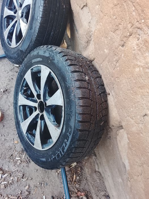 Титанки диски с шинами R  14 ,4 на 100