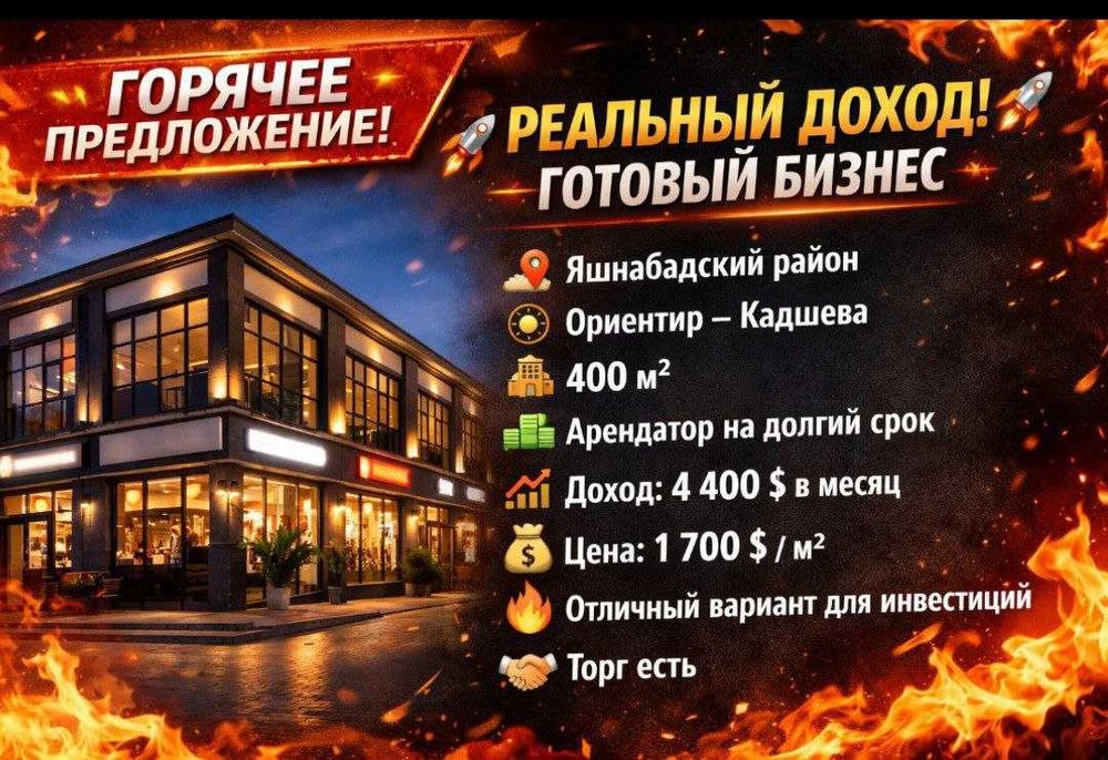 Продаётся помещение 400м2  Ориентир — Кадшева