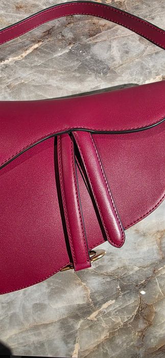 Dior Saddle Bag | Burgundy /с карта