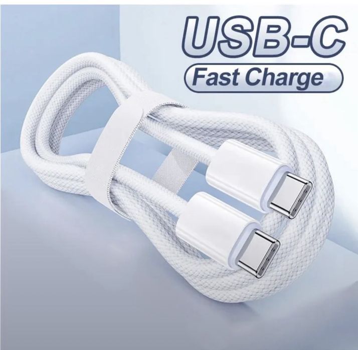 Type c плитенный кабель 2М для Iphone Ipad Macbook