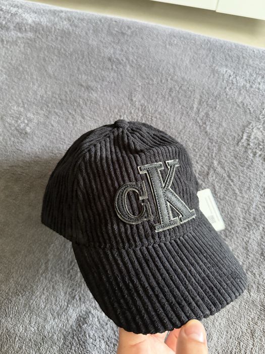 Calvin Klein sapca unisex material reiat negru cu logo ck cusut marime universala noua originala