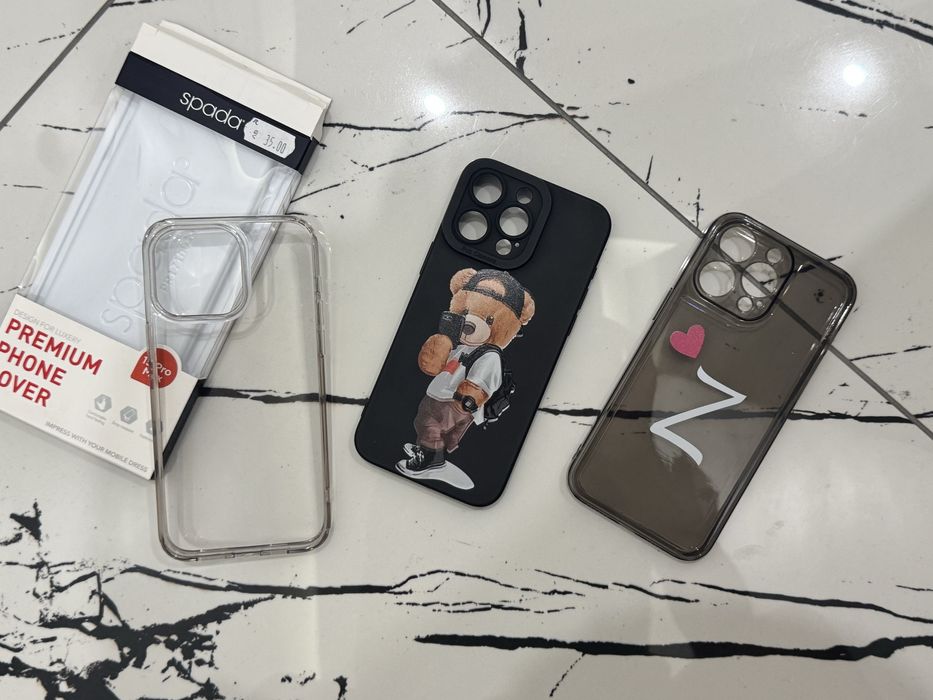 Чисто нови НЕИЗПОЛЗВАНИ калъфи /cases/ за iPhone 15 pro max