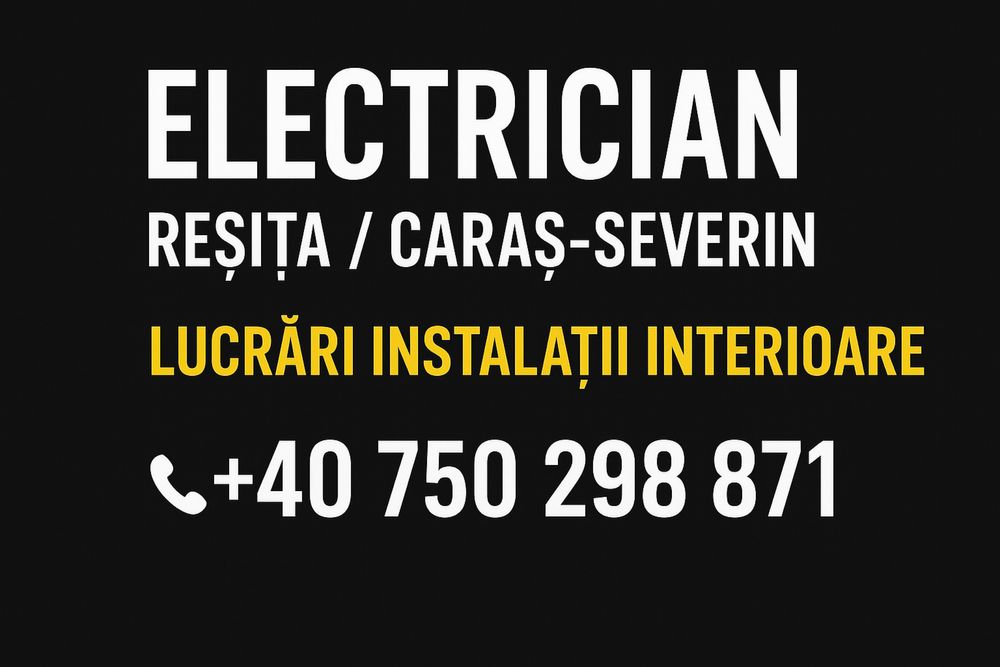 Electrician calificat – Lucrări instalații electrice interioare