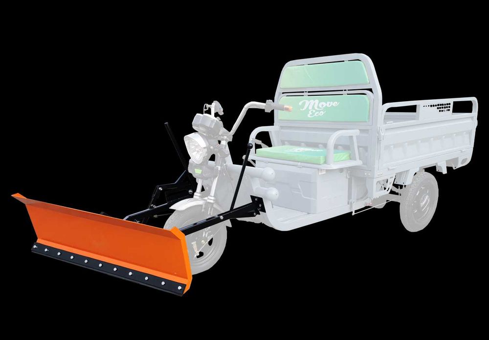 Triciclu electric Cargo 500 EEC 60V-45AH - Optional cu Lamă de zăpadă