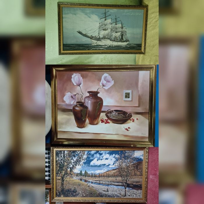 Продаются большие картины, 3 штуки.