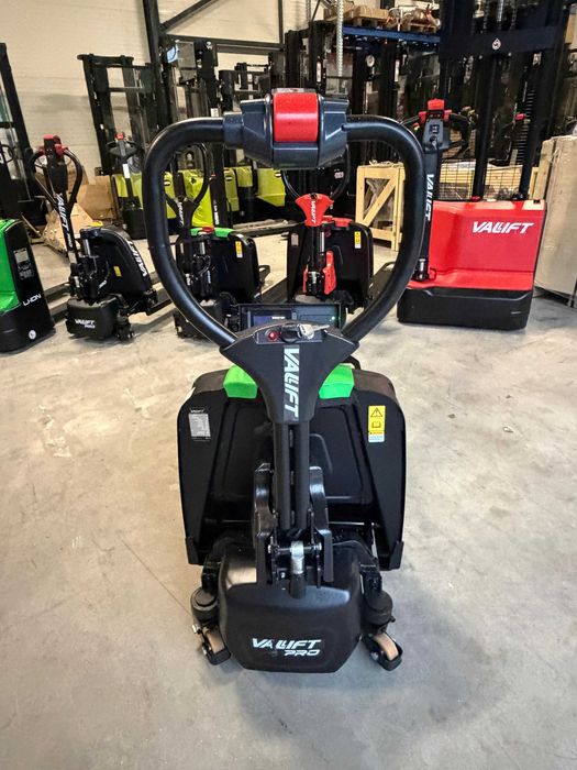 Transpaleta electrica Liza cu cantar inclus 1500kg VALLIFT