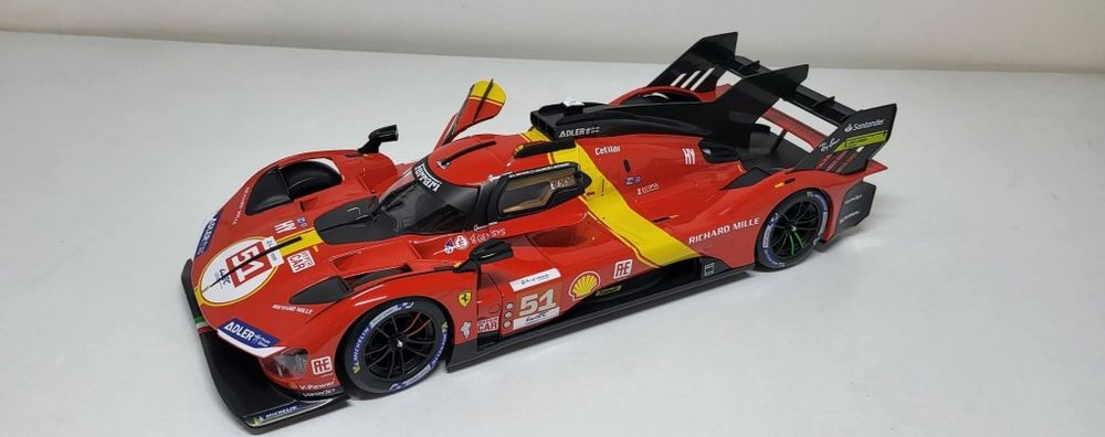 Machetă Ferrari 499P 1/18 Bburago