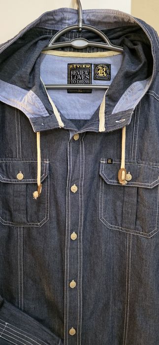 Рубашка джинсовая мужская.
